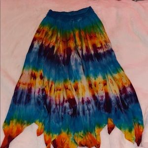 Tie dye skirt